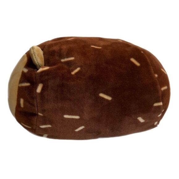 Kellytoy | SQUISHMALLOW Hans The Hedgehog Stuffed Animal Brown Stackable Toy - Picture 6 of 9